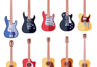 Guitar clip arts