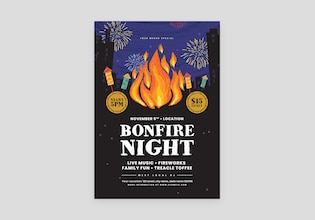 bonfire invitations