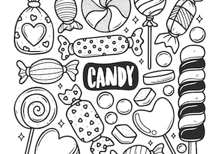 candy drawings