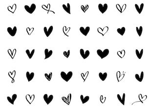 heart drawings