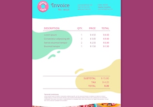 receipt templates