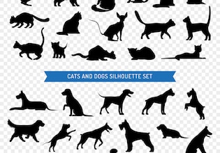 Animal silhouettes