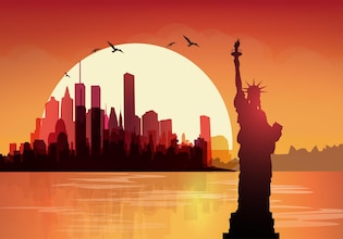 Statue of Liberty vectors