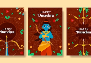 Dussehra greeting card