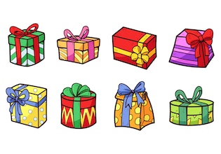 Gift clip arts