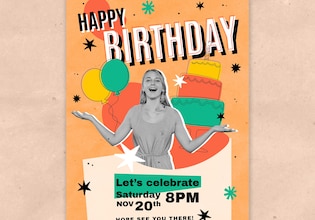 Birthday flyers