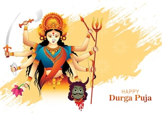 Durga Puja illustration