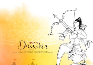 Dussehra drawing