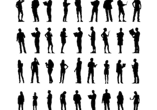 Person silhouettes