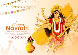 Navratri illustration