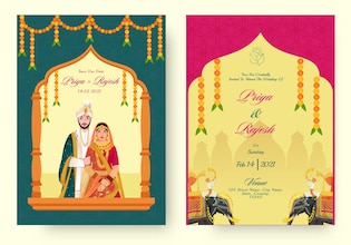 Indian wedding invitations