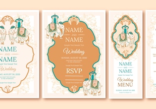 Indian wedding cards