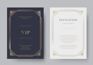 Elegant invitations