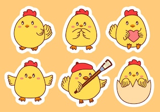 Chick clip arts