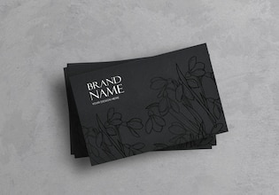 business card mockups