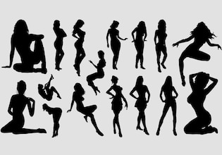 Female silhouettes