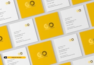 square business cards