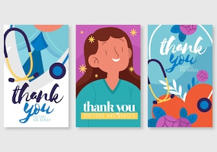 Nurse thank you cards