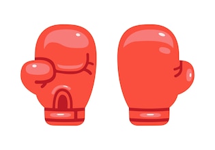 Boxing gloves clip arts