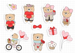 Teddy bear clip arts