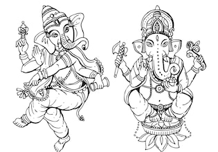 Ganesh drawing