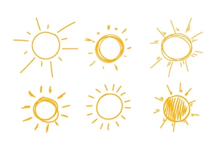 Sun drawings