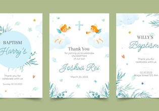 Baptism cards